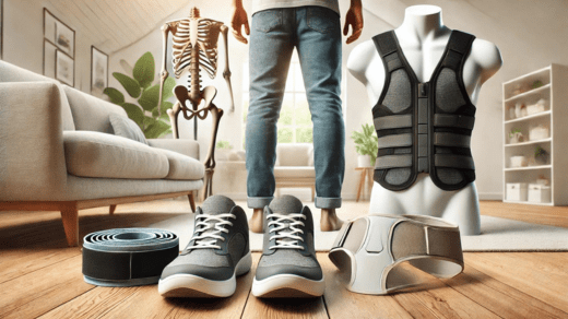 Silicone Medial Arch Support, Ls Belt, Posture Corrector Belt